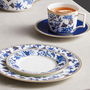 Wedgwood Plato Pan Hibiscus 15 cm (4 Unidades) Apto para Lavavajillas con Franjas de Oro de 22 Quilates